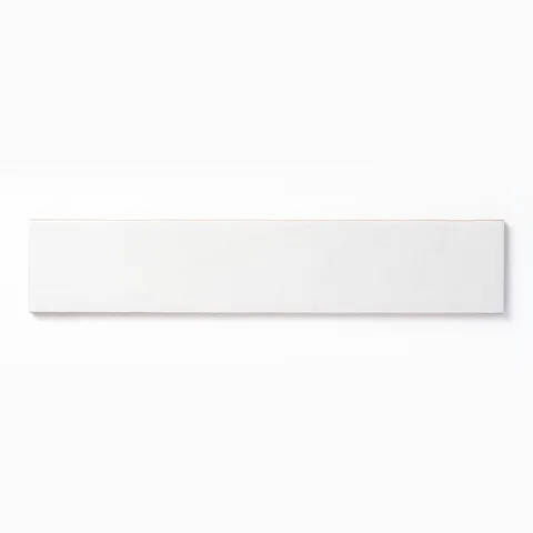 Amelia 2 x 13 Glossy Crackled Ceramic Tile in White