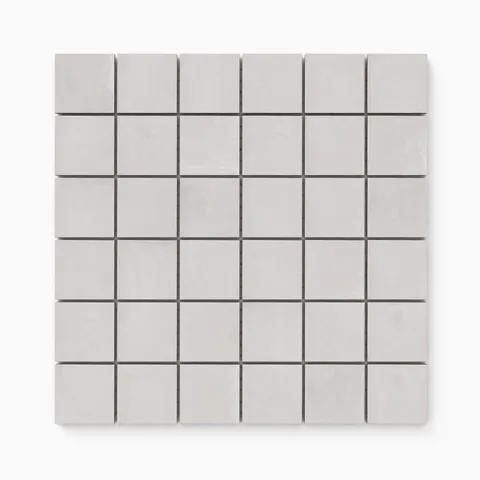 Elliot 2 x 2 Matte Porcelain Mosaic Tile in Ash