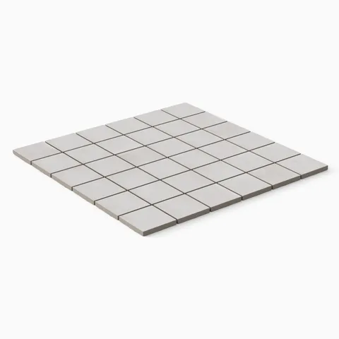 Elliot 2 x 2 Matte Porcelain Mosaic Tile in Ash