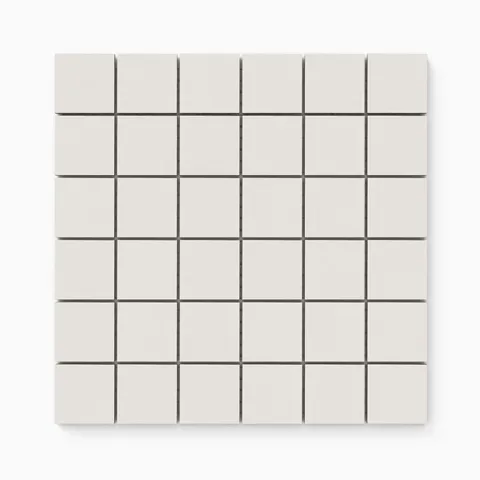 Elliot 2 x 2 Matte Porcelain Mosaic Tile in White