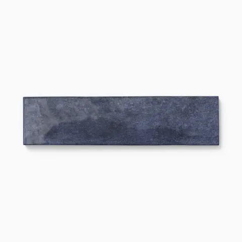Isla 4" x 16" Glossy Porcelain Tile in Denim