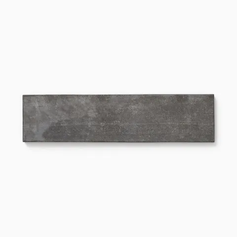 Isla 4" x 16" Glossy Porcelain Tile in Gray