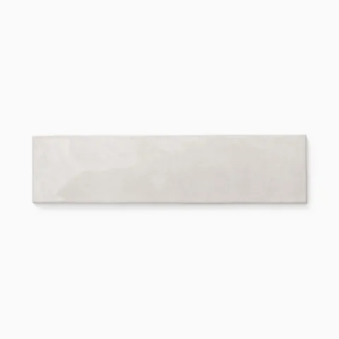 Isla 4" x 16" Glossy Porcelain Tile in Linen