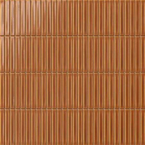 Celia 4.6 x 4.6 Glossy Porcelain Tile in Honey