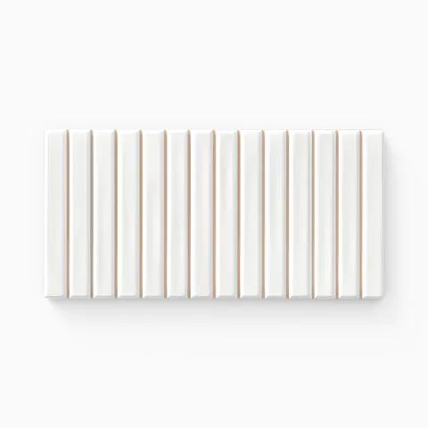 Celia 5 x 10 Matte Ceramic Tile in White