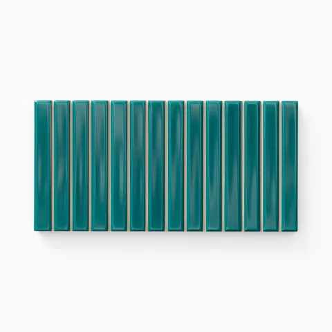Celia 5 x 10 Matte Ceramic Tile in Teal