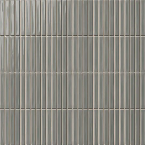 Celia 5 x 10 Glossy Ceramic Tile in Mineral Grey