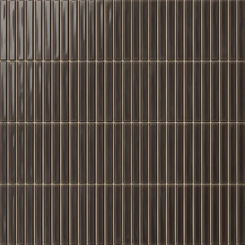 Celia 5 x 10 Glossy Ceramic Tile in Ebony