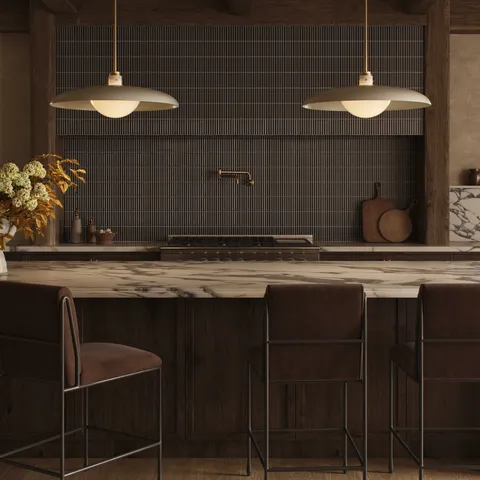 Celia 5 x 10 Glossy Ceramic Tile in Ebony