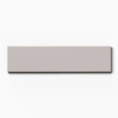 Mika 2.5 x 10 Matte Ceramic Tile in Ash