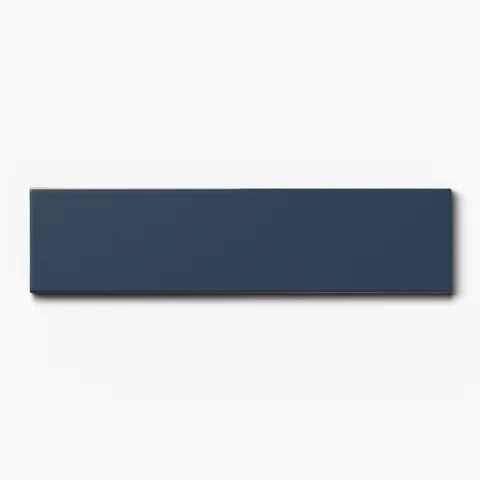 Mika 2.5 x 10 Matte Ceramic Tile in Midnight