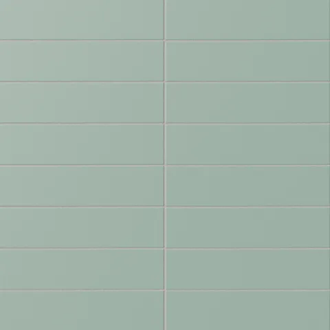 Mika 2.5 x 10 Matte Ceramic Tile in Sage