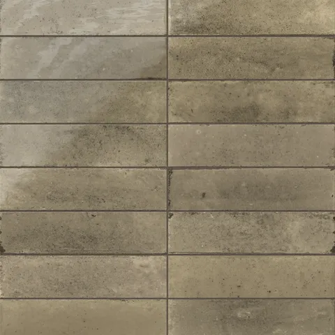 Makenna 3 x 11 Glossy Porcelain Tile in Musgo