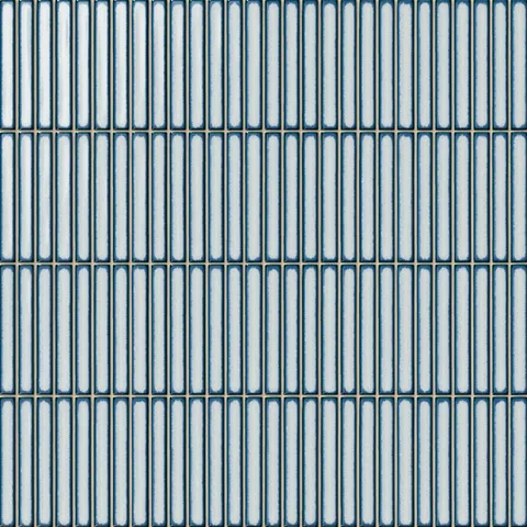 Nori 5 x 10 Glossy Ceramic Tile in Blue