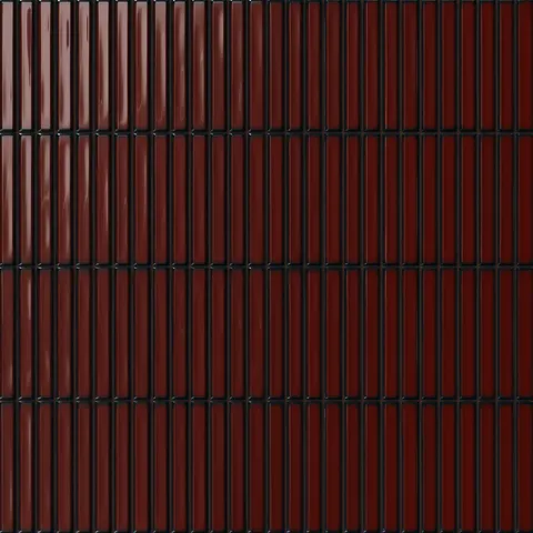 Nori 5 x 10 Glossy Ceramic Tile in Red