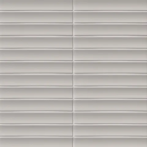 Alessio 4.5 x 9 Fluted Matte Porcelain Tile in Grigio