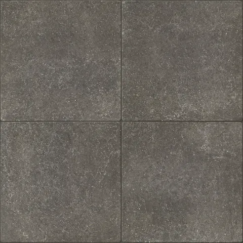 Dylan 17 x 17 Matte Porcelain Tile in Nero