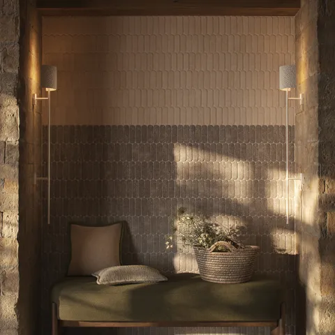 Dylan 2 x 6 Matte Porcelain Oval Tile in Grigio