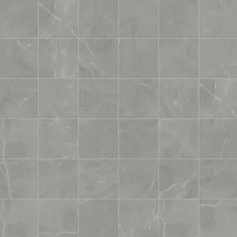 Leona 4 x 4 Matte Porcelain Mosaic Tile in Amani Grey