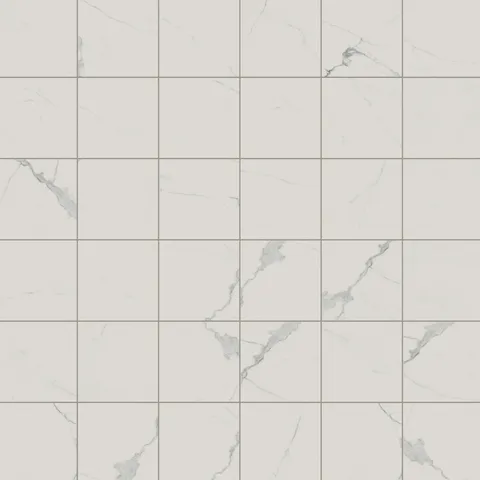Leona 4 x 4 Matte Porcelain Mosaic Tile in Calacatta