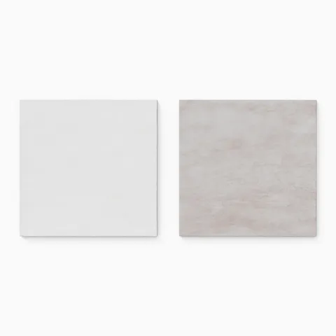 Kai 12 x 12 Checkerboard Matte Porcelain Tile in Whisper and Smoke