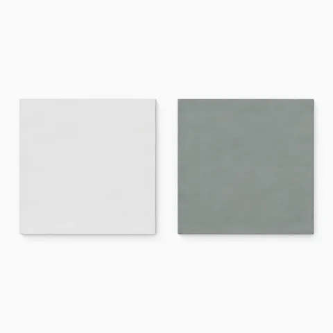 Kai 12 x 12 Checkerboard Matte Porcelain Tile in Whisper and Marine