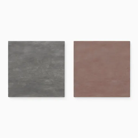 Kai 12 x 12 Checkerboard Matte Porcelain Tile in Moka and Marron