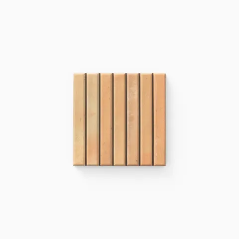 Celia 4.6 x 4.6 Matte in Tan Sample