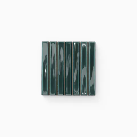 Celia 4.6 x 4.6 Glossy in Teal Sample