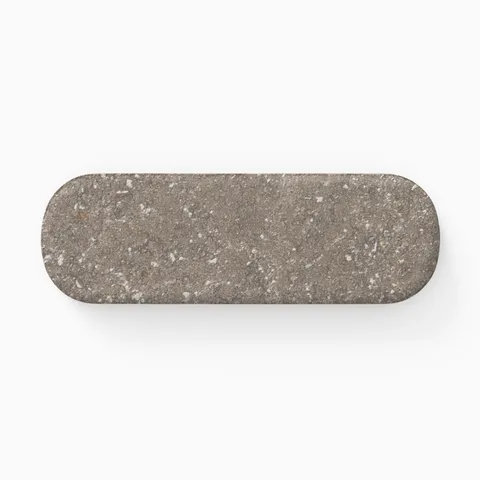 Dylan 2 x 6 Matte Oval in Grigio Sample