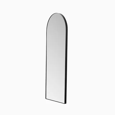 Esmeralda Floor Mirror in Iron Matte Black