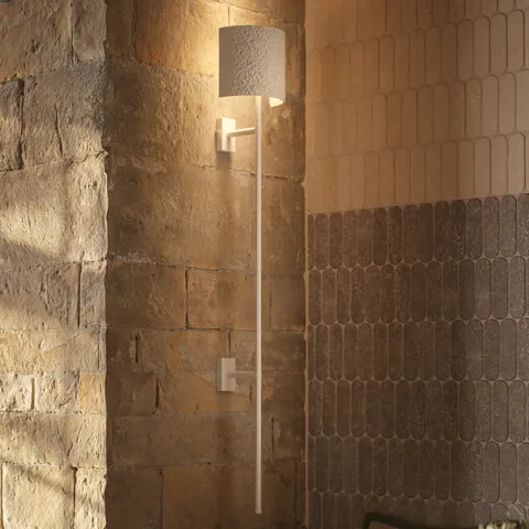 Kyrie Wall Sconce in Matte White Plaster