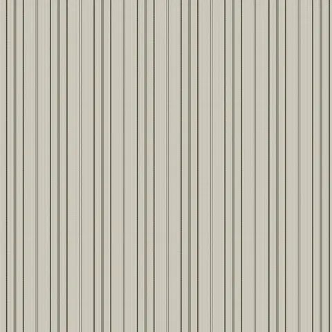 Olive green striped wallpaper with delicate stitched vertical lines and a subtle woven texture for a natural, tailored look.
