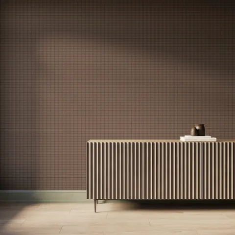 Berkshire Wallpaper in Black/Tan II, 52" x 132"