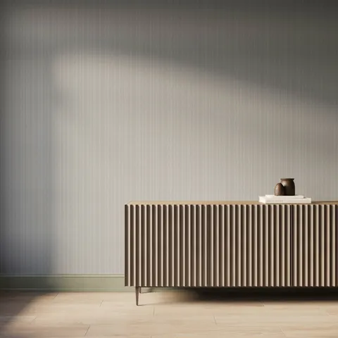 Franklin Wallpaper in Grey, 52" x 132"