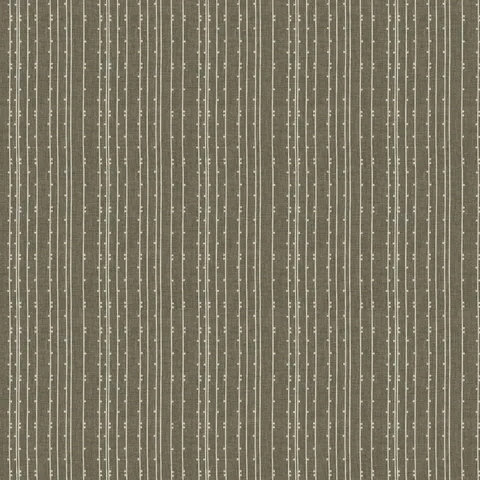 Olive green textured wallpaper with vertical dashed stripes creating a subtle modern linear pattern.