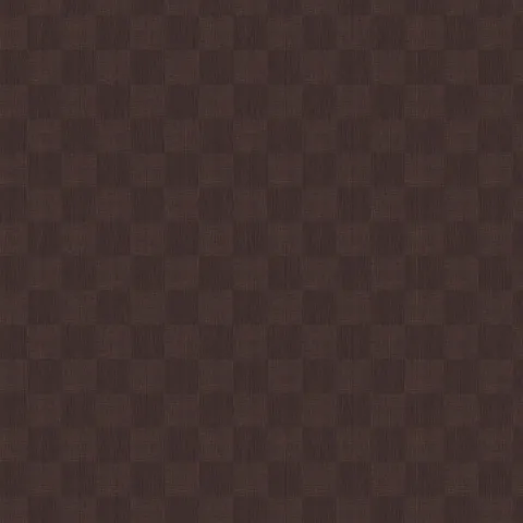 Dark brown base and fine beige geometric woven wallpaper with alternating vertical stripe and fine grid rectangles arranged in a subtle checker pattern.