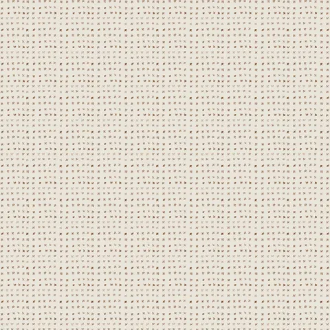 Soft brown watercolor-style motifs scatter across the warm off-white Terracotta I Somerset wallpaper, 52" x 132", fitting natural, earthy interiors.