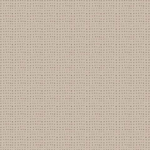 Small abstract motifs appear across Somerset Wallpaper in Taupe I, 52" x 132", where dark taupe watercolor-style markings contrast with a light brown base.