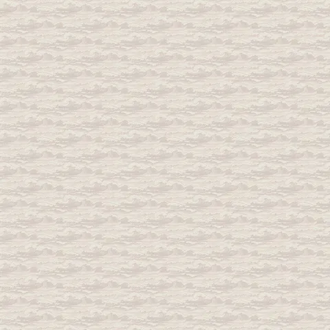 Seamless beige and light gray ocean wave pattern with delicate hand-drawn curling surf forming a soft repeating coastal wallpaper design.