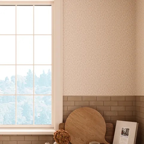 Strafford Wallpaper in Tan II, 52" x 132"