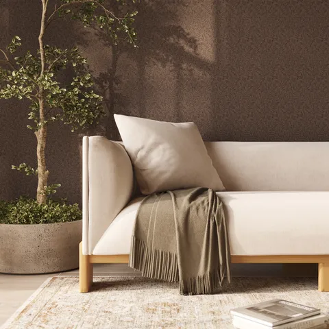 Strafford Wallpaper in Black/Tan II, 52" x 132"