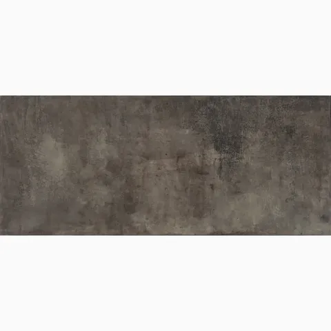 Skyveil Mural in Mistfall III featuring layered gray washes with earthy undertones that create an abstract plaster-like design with soft texture and weathered depth.