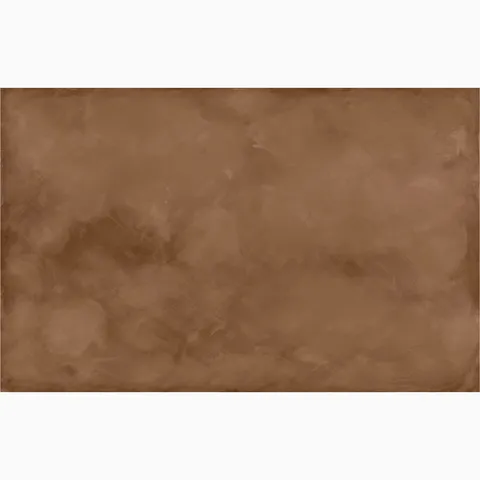 Brown abstract limewash-look wallpaper mural with soft tonal texture, designed in a panoramic width.