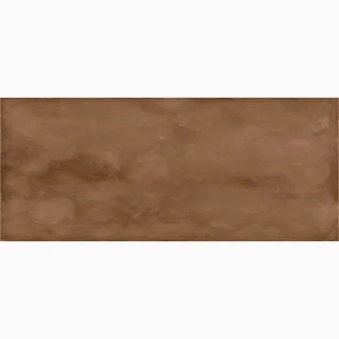 Brown abstract limewash-look wallpaper mural with soft tonal texture, designed in a gallery-scale width.