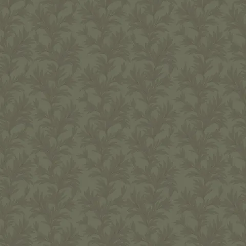 Bower Wallpaper in Olive Night II, 52" x 132"