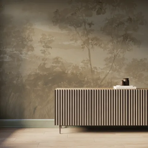 Hillrise Mural Wallpaper, 208" x 132"