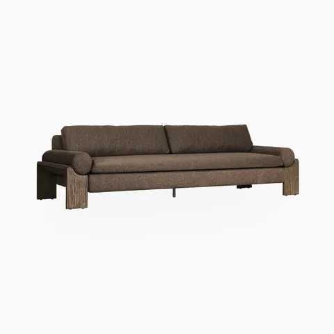 Lomara Outdoor Sofa in Ellor Brown