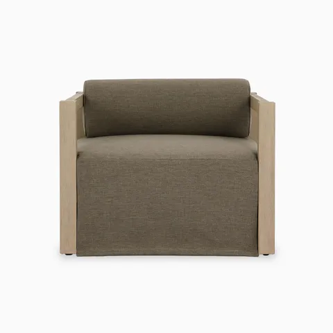 Riverton Outdoor Chair in Alessi Fawn