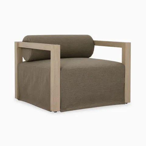 Riverton Outdoor Chair in Alessi Fawn